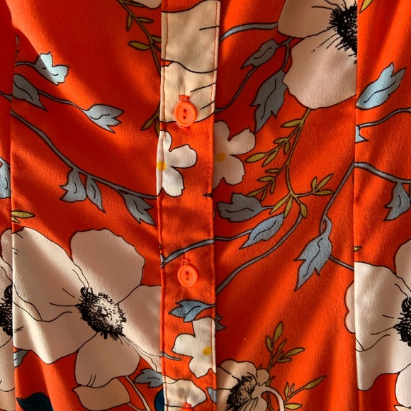 Anthropologie London Rose Tea Dress SP XSoldX - Picture 5 of 7